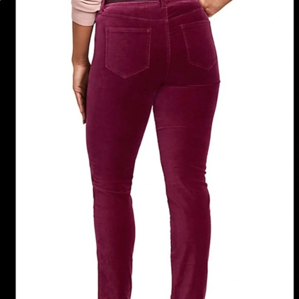 Lands End Burgundy Corduroy Pants - Picture 9 of 9